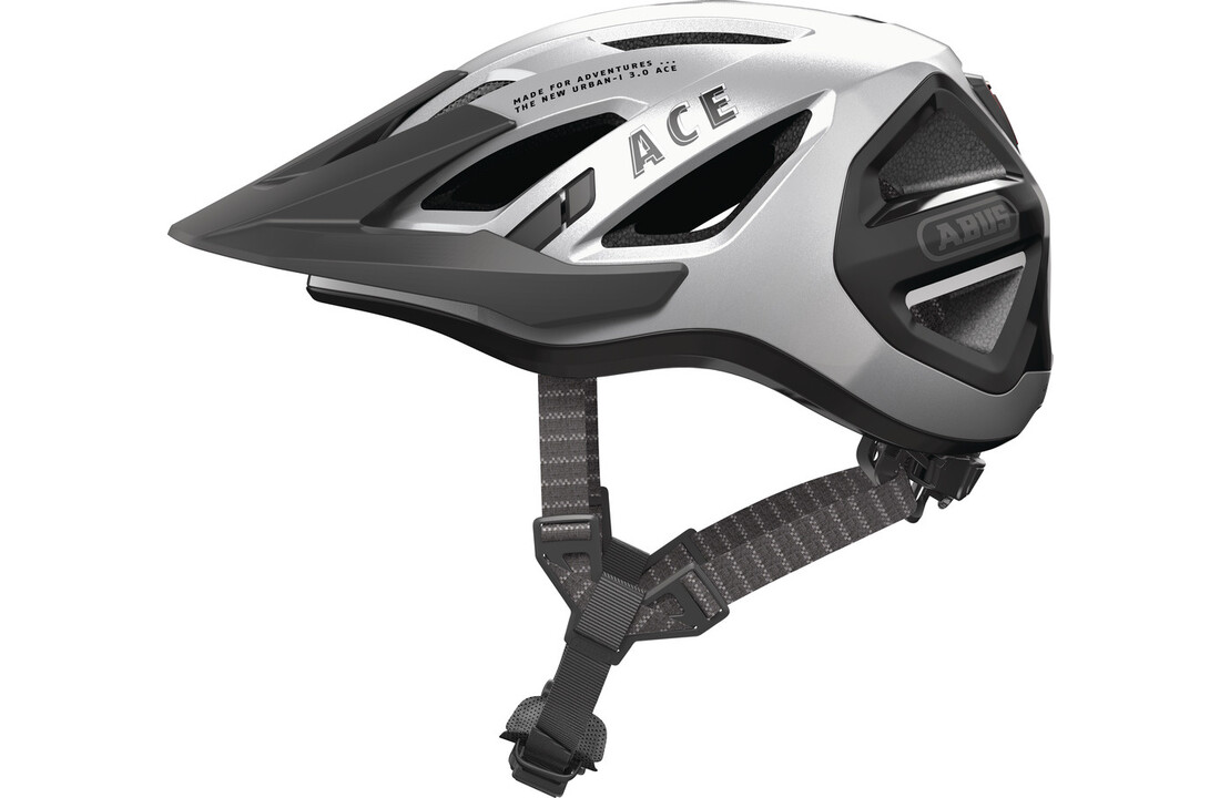Abus Fietshelm Urban-I 3.0 ACE - Gleam Silver