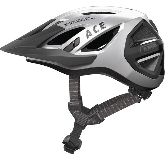 Abus Fietshelm Urban-I 3.0 ACE - Gleam Silver