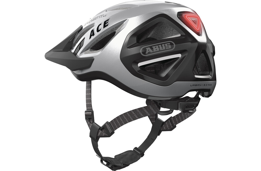 Abus Fietshelm Urban-I 3.0 ACE - Gleam Silver