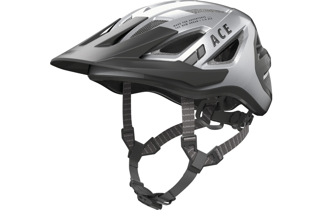 Abus Fietshelm Urban-I 3.0 ACE - Gleam Silver