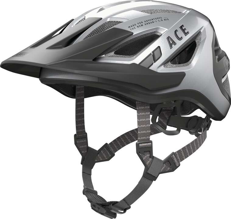 Abus Fietshelm Urban-I 3.0 ACE - Gleam Silver