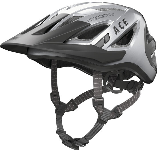 Abus Fietshelm Urban-I 3.0 ACE - Gleam Silver