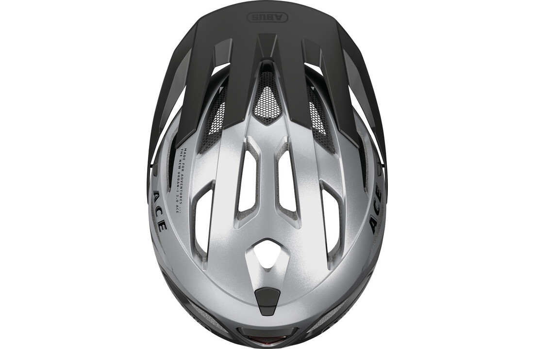 Abus Fietshelm Urban-I 3.0 ACE - Gleam Silver