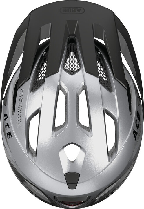 Abus Fietshelm Urban-I 3.0 ACE - Gleam Silver