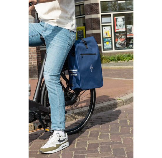 Voltano Luxe E-bike Fietstas / Rugtas - Marine Blauw - 28L - Laptopvak