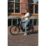 Voltano Luxe E-bike Fietstas / Rugtas - Zwart - 28L - Laptopvak