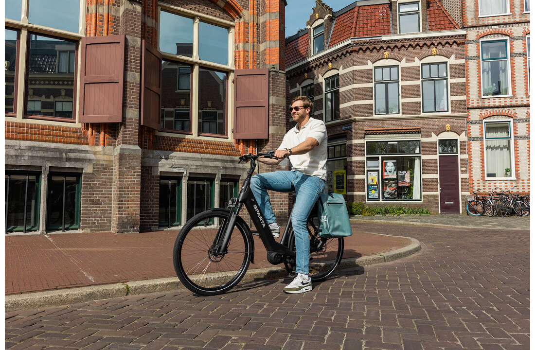 Voltano Luxe E-bike Fietstas / Rugtas - Ice Blauw - 28L - Laptopvak