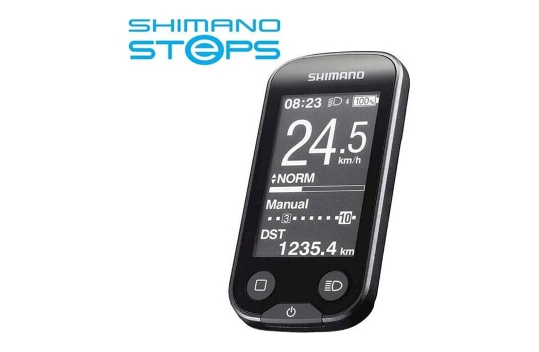 Shimano Steps Fietscomputer Display SC-E6100 - Zwart