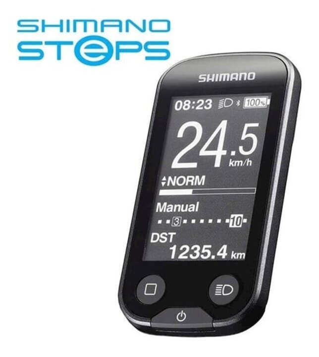 Shimano Steps Fietscomputer Display SC-E6100 - Zwart