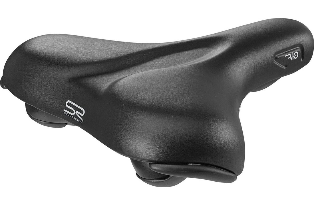 Selle Royal Rio Plus City Fietszadel - Unisex Zadel - Zwart