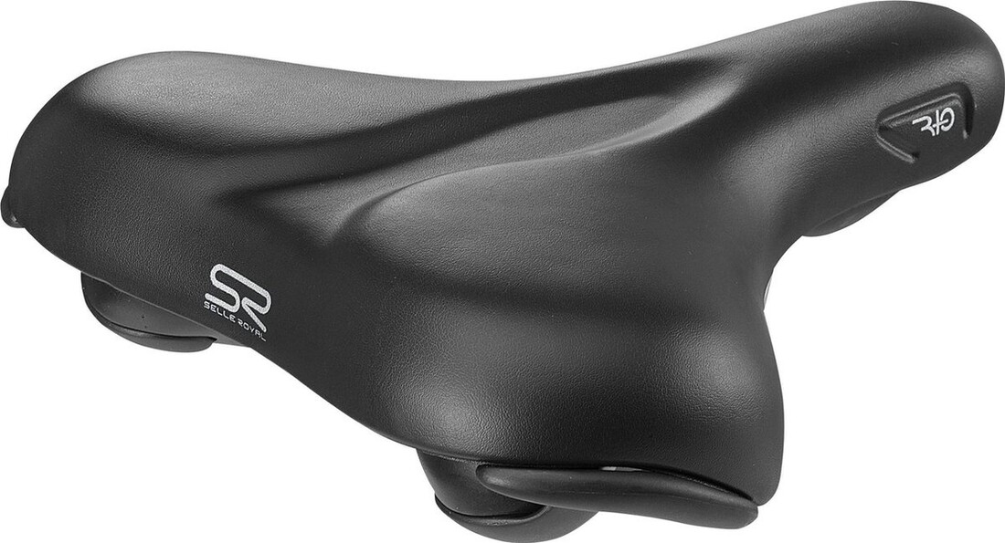 Selle Royal Rio Plus City Fietszadel - Unisex Zadel - Zwart