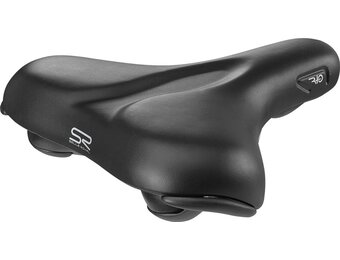 Selle Royal Rio Plus City Fietszadel - Unisex Zadel - Zwart