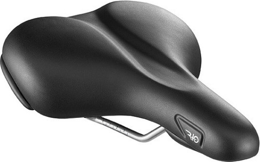 Selle Royal Rio Plus City Fietszadel - Unisex Zadel - Zwart
