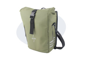 Voltano Journey Luxe Fietstas 28L - Olijf Groen - Laptopvak - Enkele Pakaftas