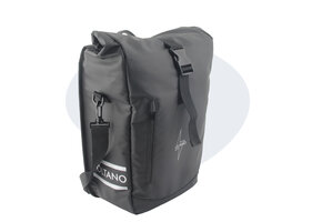 Voltano Journey Luxe Fietstas 28L - Zwart - Laptopvak - Enkele Pakaftas