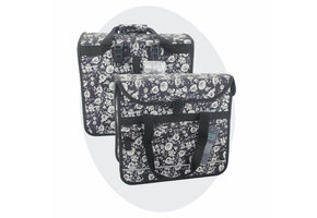 Voltano Voorgevormde Enkele Fietstas / Pakaftas - Midnight Blossom