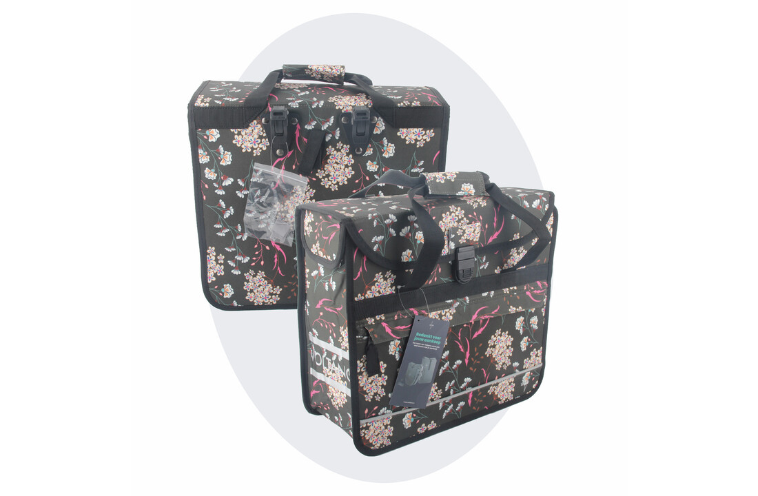Voltano Voorgevormde Enkele Fietstas / Pakaftas - Pink Elegance - 17L