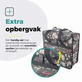 Voltano Voorgevormde Enkele Fietstas / Pakaftas - Pink Elegance - 17L