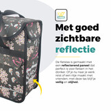 Voltano Voorgevormde Enkele Fietstas / Pakaftas - Pink Elegance - 17L