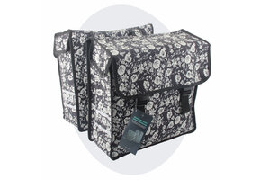 Voltano Dubbele Fietstas Midnight Blossom