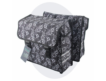 Voltano Dubbele Fietstas Floral Elegance