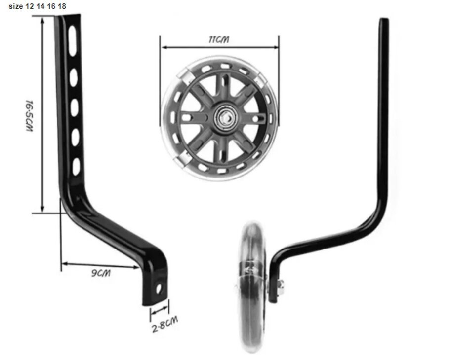 Voltano Zijwieltjes LED Verlichting – Groen – 12-20 inch