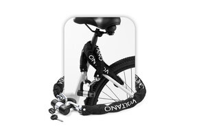 Voltano ART3 Kettingslot Met Hangslot - Zwart - 130 CM