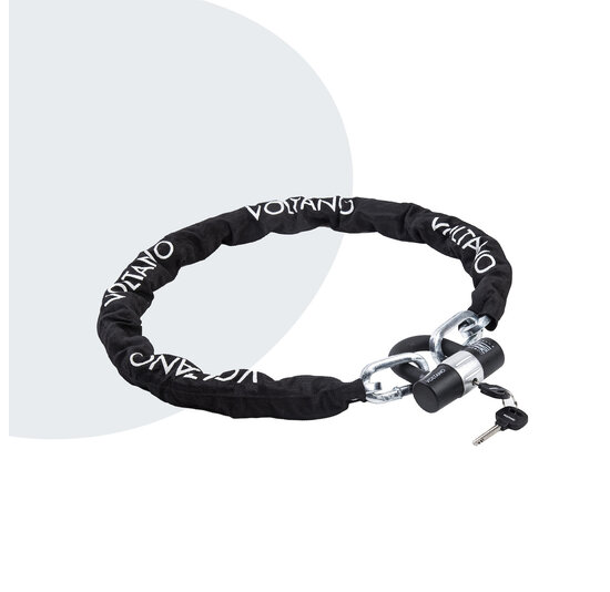 Voltano ART3 Kettingslot Met Hangslot - Zwart - 130 CM - ART 3 Slot