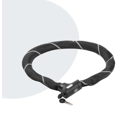 Voltano ART2 Kettingslot Fiets Met Luxe Slotkop - Zwart - 120 CM - ART 2 Slot