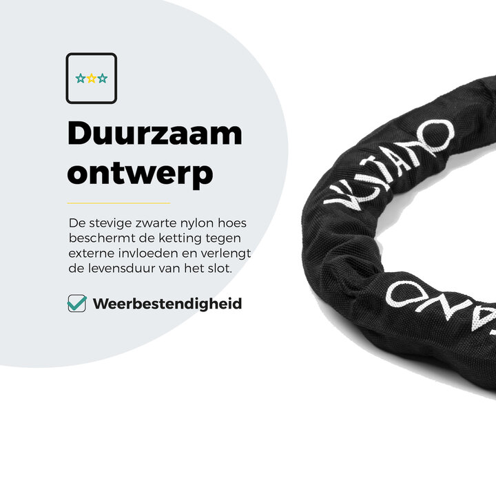 Voltano Securo ART2 Kettingslot Fiets - 130 CM - ART 2 Slot