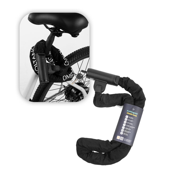 Voltano Securo ART4 Motor Kettingslot Zwart - 130 CM - ART 4 Slot