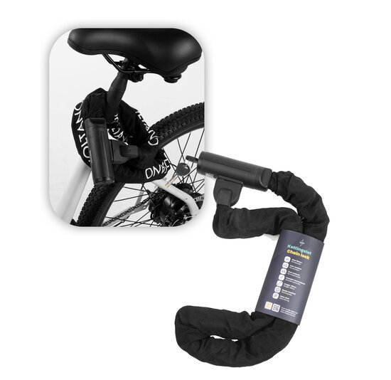 Voltano Securo ART4 Motor Kettingslot Zwart - 130 CM - ART 4 Slot