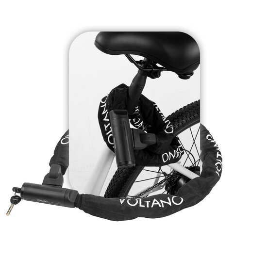 Voltano Securo ART4 Motor Kettingslot Zwart - 130 CM - ART 4 Slot