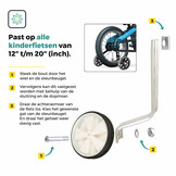 Voltano Zijwieltjes – Wit – 12-20 Inch
