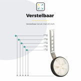 Voltano Zijwieltjes – Wit – 12-20 Inch