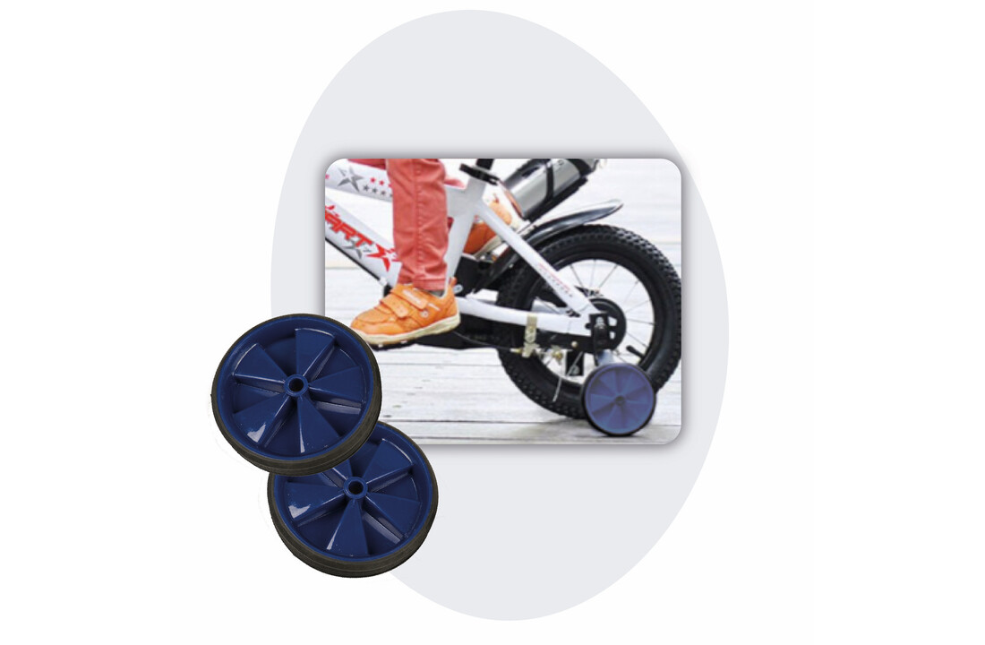 Voltano Zijwieltjes – Blauw – 12-20 Inch