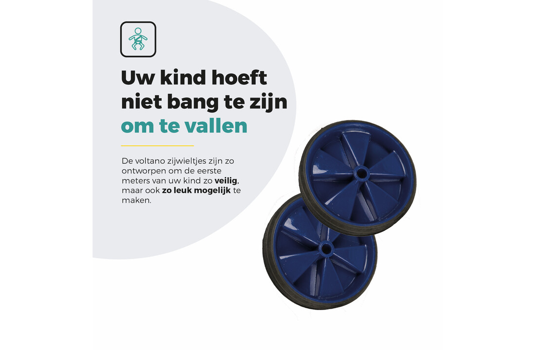 Voltano Zijwieltjes – Blauw – 12-20 Inch