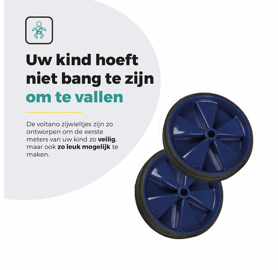 Voltano Zijwieltjes – Blauw – 12-20 Inch