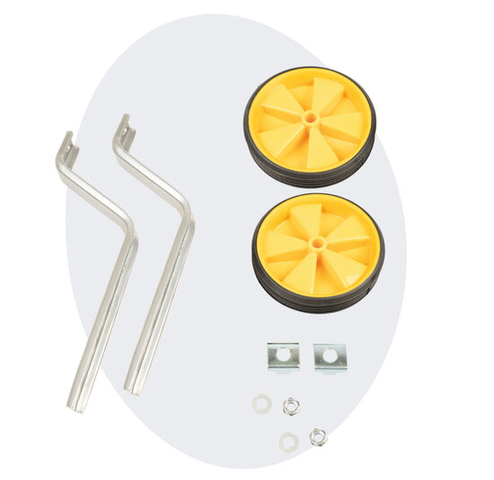 Voltano Zijwieltjes – Geel – 12-20 Inch