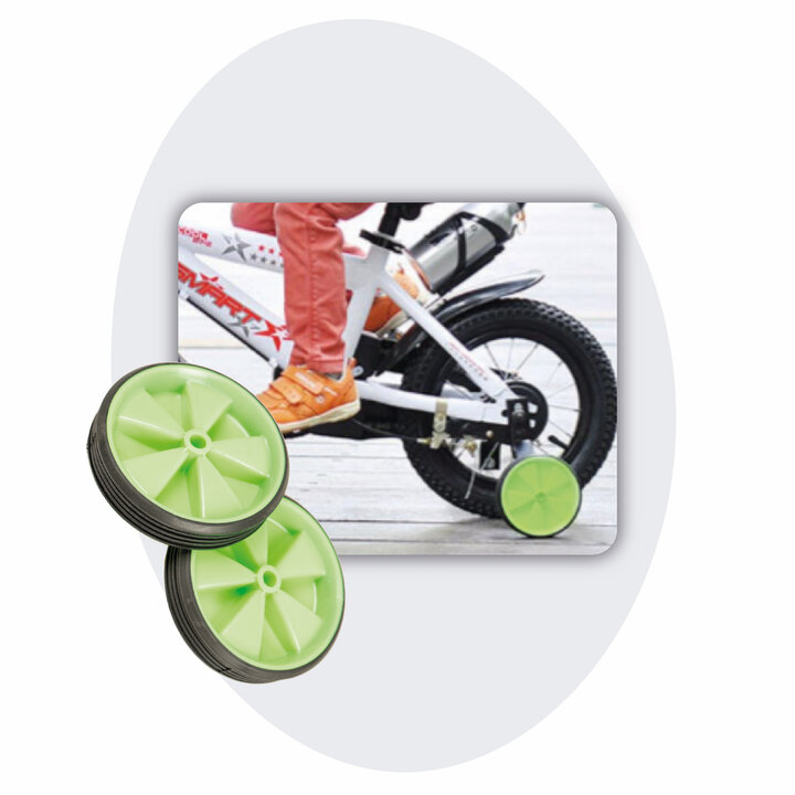 Voltano Zijwieltjes – Groen – 12-20 Inch