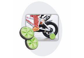 Voltano Zijwieltjes – Groen – 12-20 Inch