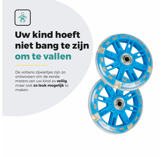 Voltano Zijwieltjes LED Verlichting – Blauw – 12-20 inch