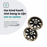 Voltano Zijwieltjes LED Verlichting – Zwart – 12-20 inch