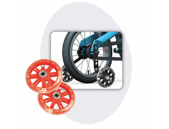 Voltano Zijwieltjes LED Verlichting - Rood - 12-20 inch