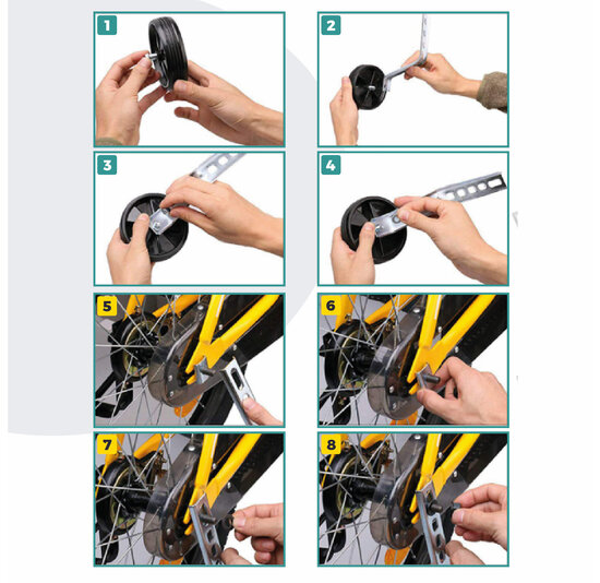 Voltano Zijwieltjes LED Verlichting – Groen – 12-20 inch