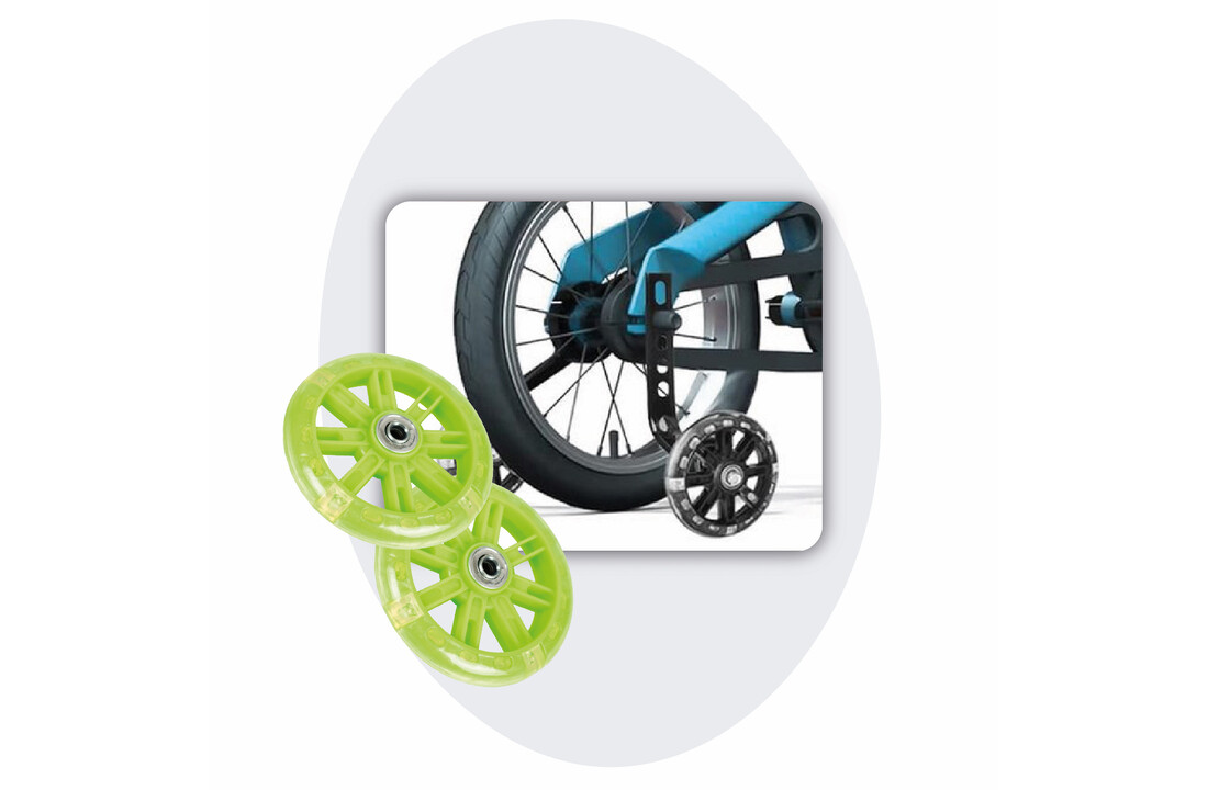 Voltano Zijwieltjes LED Verlichting – Groen – 12-20 inch