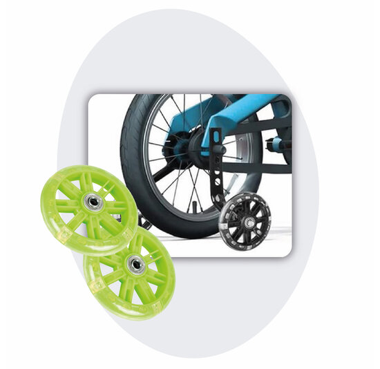 Voltano Zijwieltjes LED Verlichting – Groen – 12-20 inch