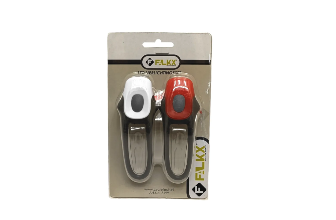 Falkx Fietsverlichting LED Frogg Eye - Incl. Batterijen