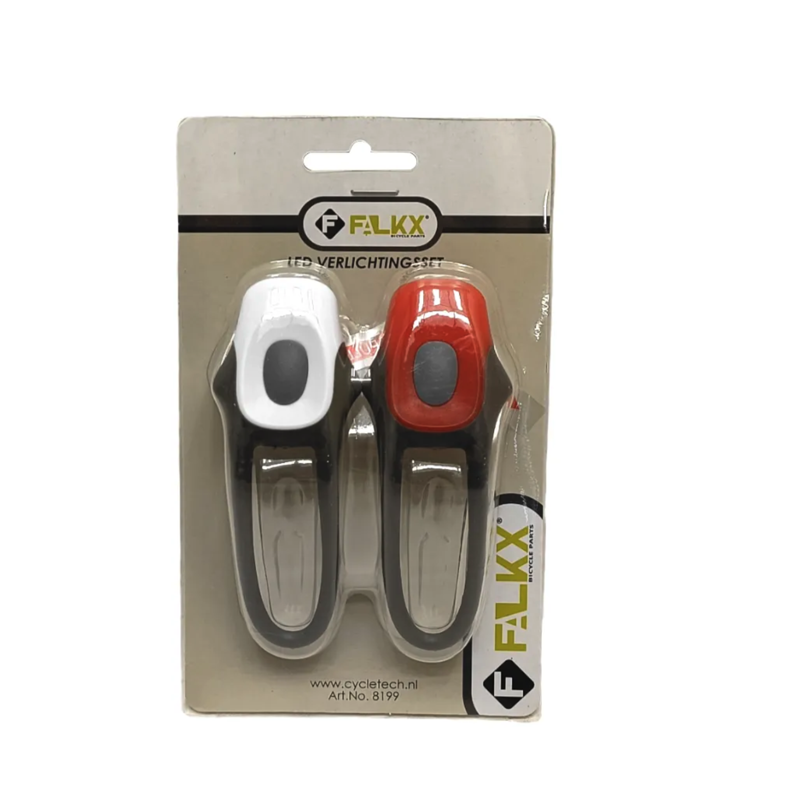 Falkx Fietsverlichting LED Frogg Eye - Incl. Batterijen