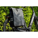 Voltano Luxe Fietstas / Rugtas 28L - Zwart - Enkele Pakaftas - 100% Waterdicht